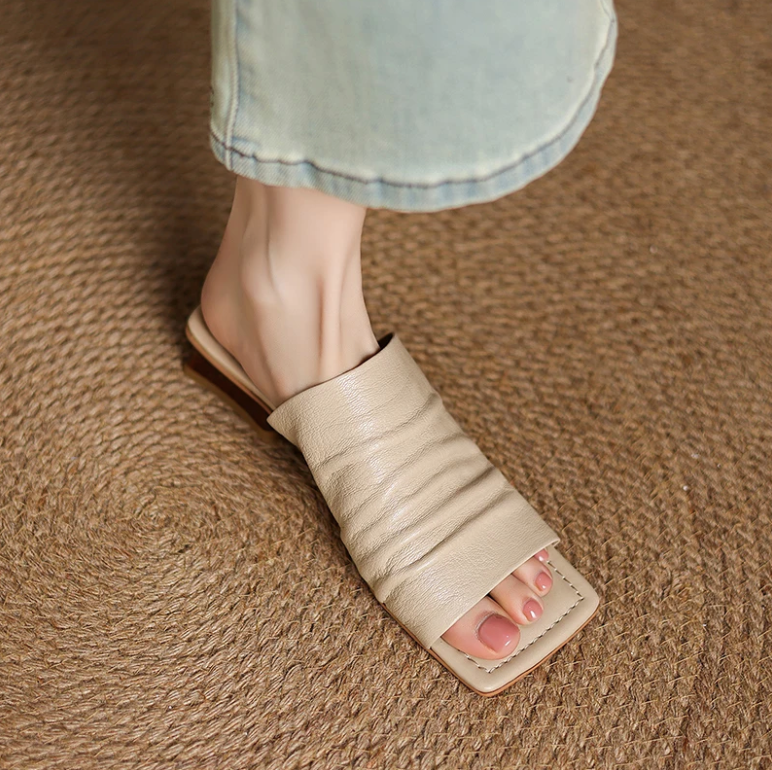 Samantha Women's Open Toe Leather Sandals