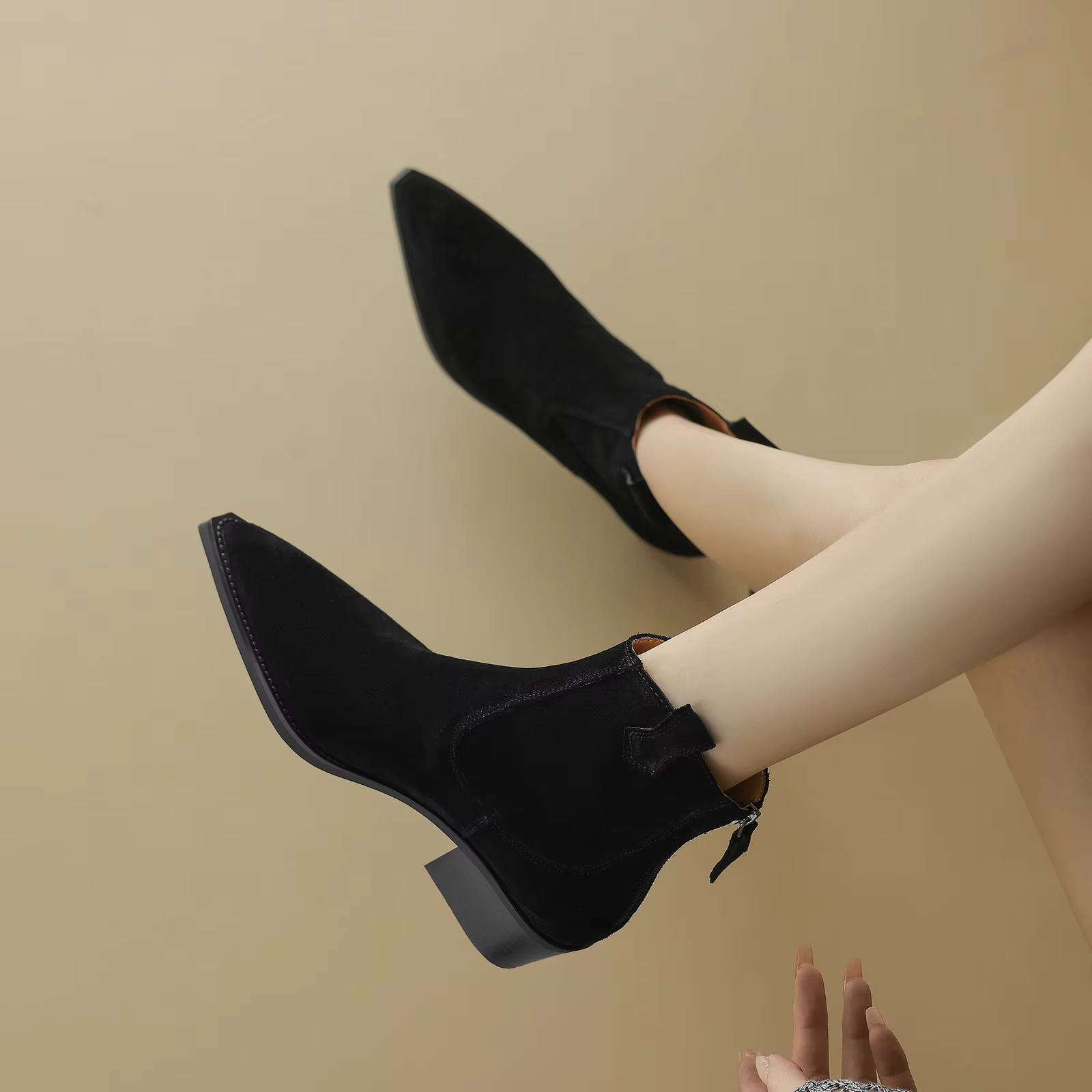 Samira Women's Leather Ankle Boots