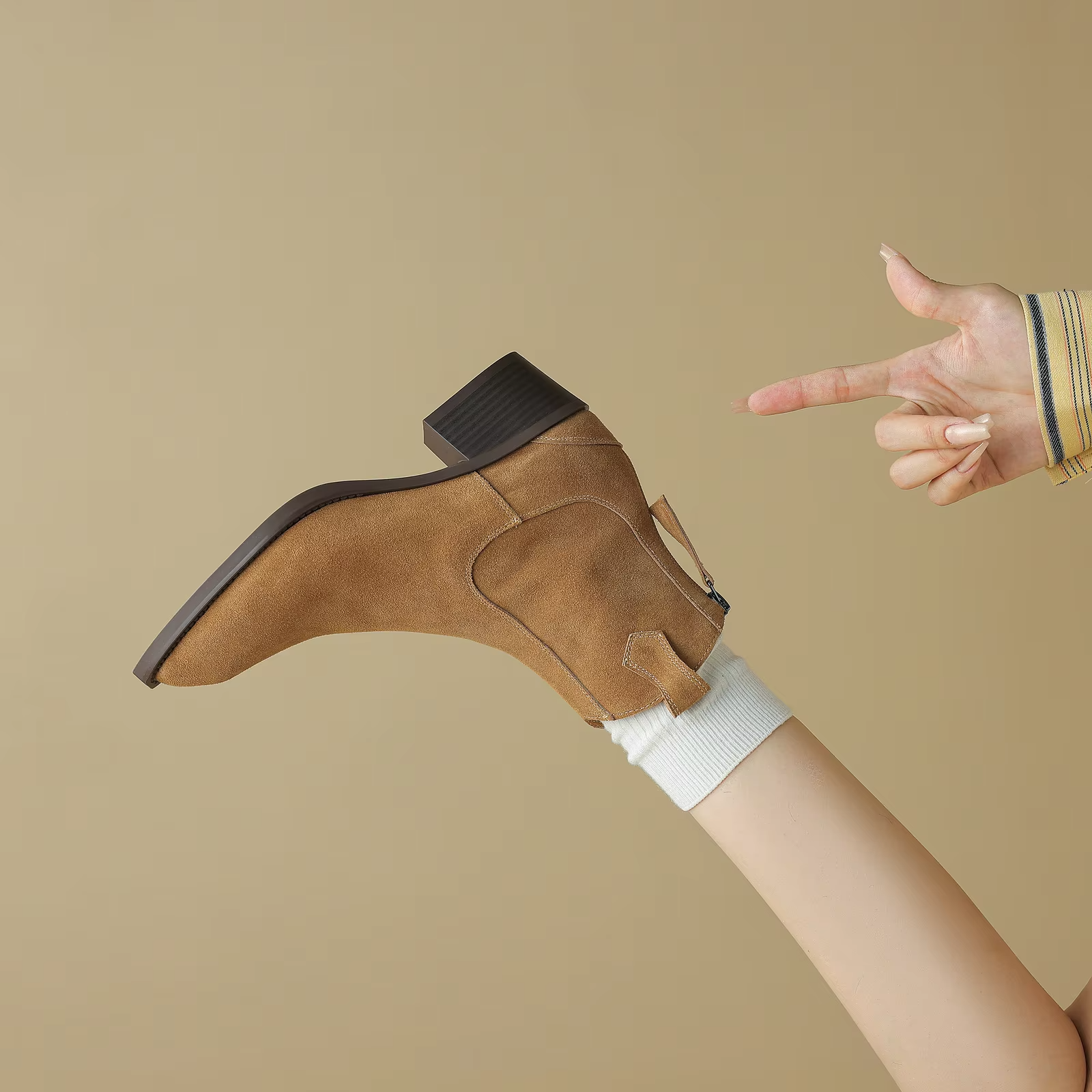 Samira Women's Leather Ankle Boots