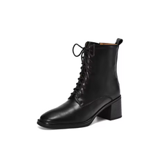 Sandy Women's Leather Lace Up Boots