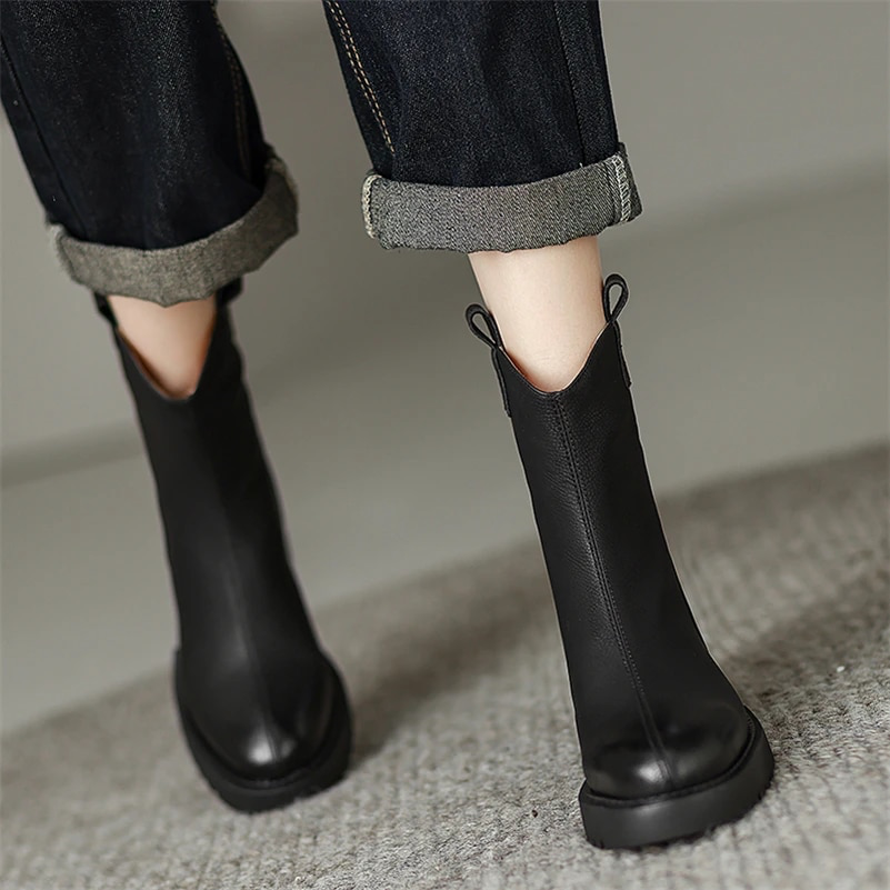 Sayuri Women's Western Short Winter Boots