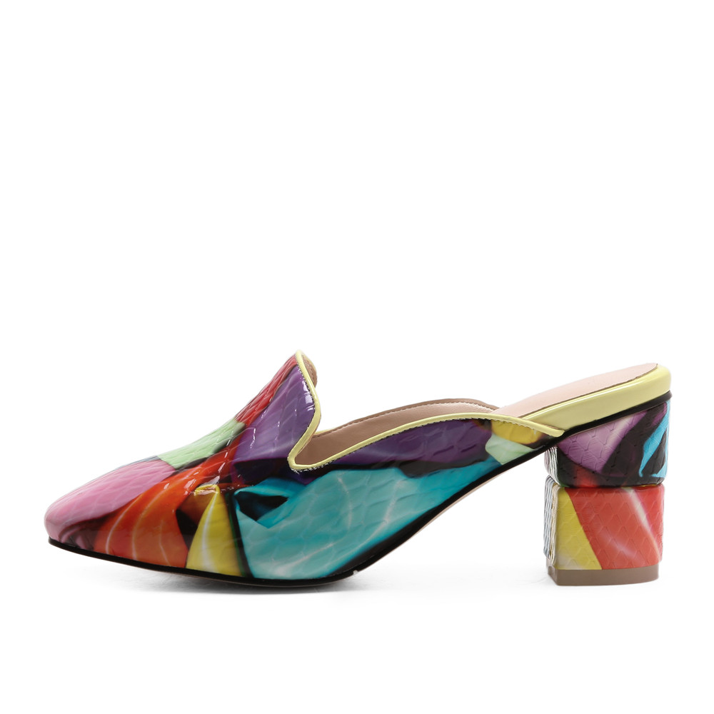 Selma Women's Mules With Square Heel