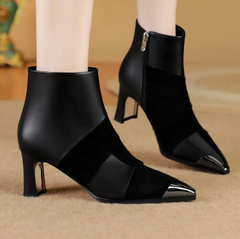 Tamary Women's Zip Pointed Toe Boots