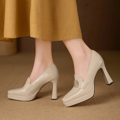 Valentina Women's Square Toe Platform Pumps