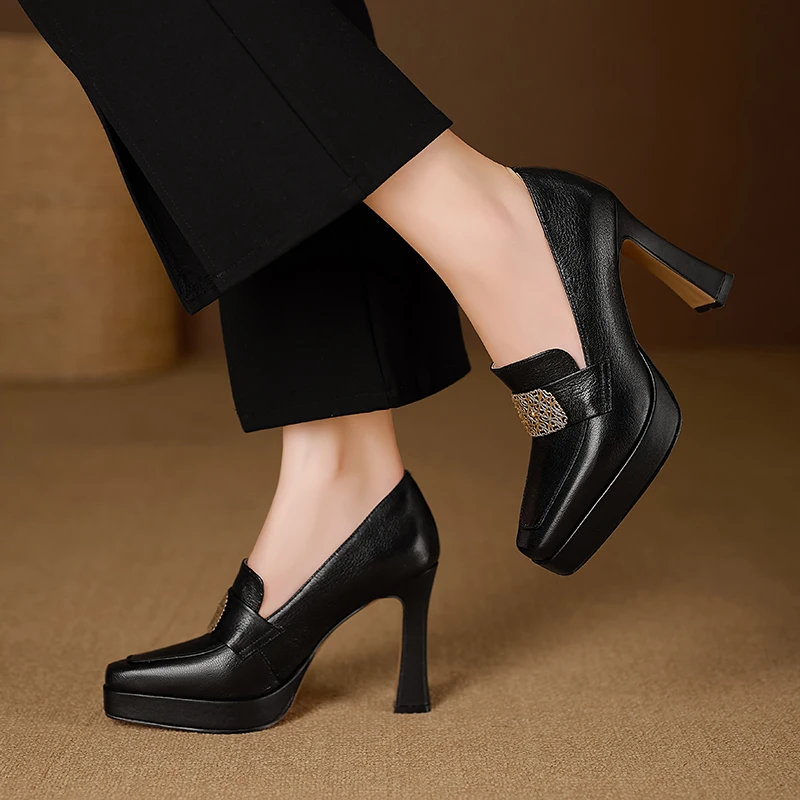 Valentina Women's Square Toe Platform Pumps
