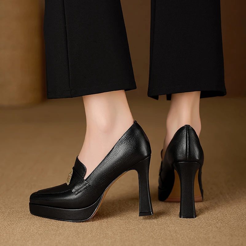 Valentina Women's Square Toe Platform Pumps
