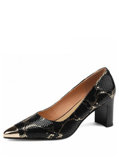 Victoria Women's Leather High Heel Pumps