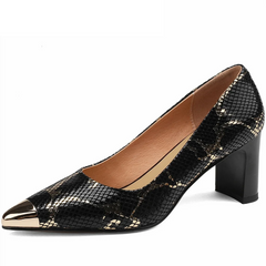 Victoria Women's Leather High Heel Pumps