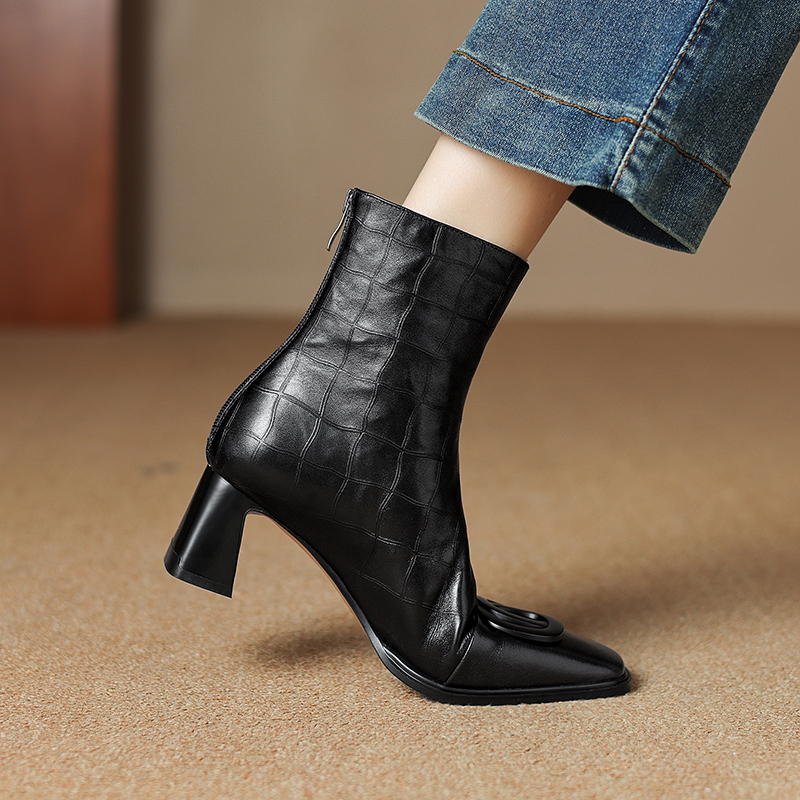 Violet Women's Genuine Leather Boots