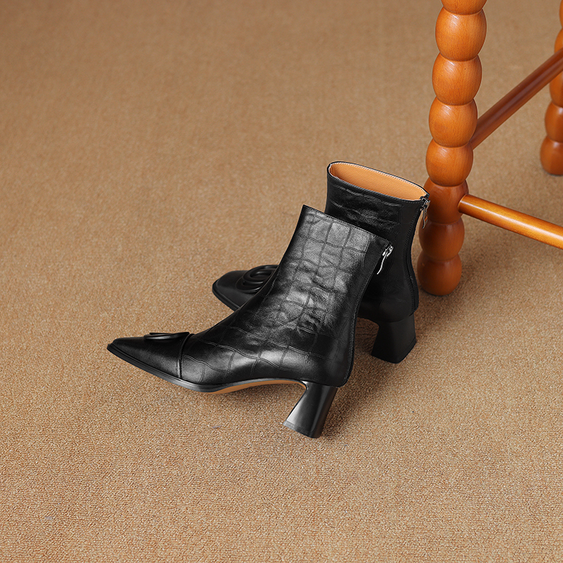 Violet Women's Genuine Leather Boots