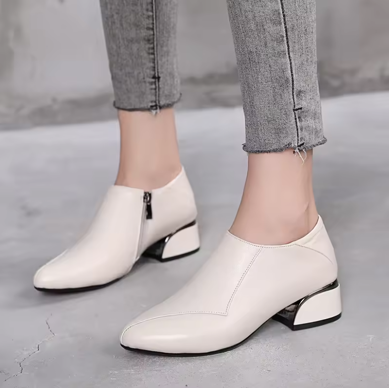 Virginia Women's Pointed Toe Zipper Pumps