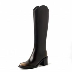 Raima Women's Knee-High Square Heel Boots