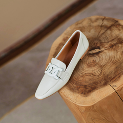 Loy Women's Low Heels Slip On Loafer Shoes