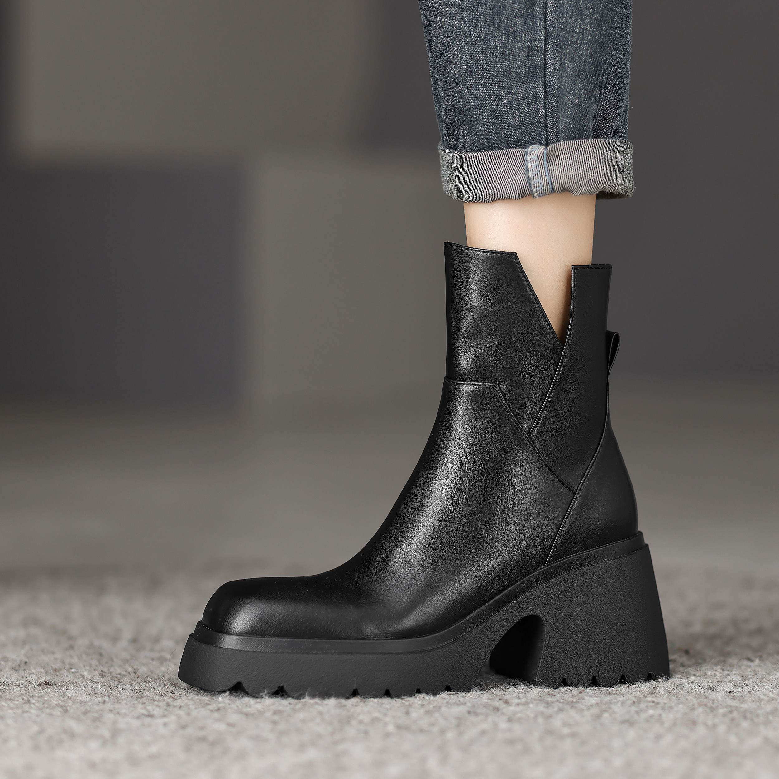 Camacho Women's Platform Office Ankle Boots