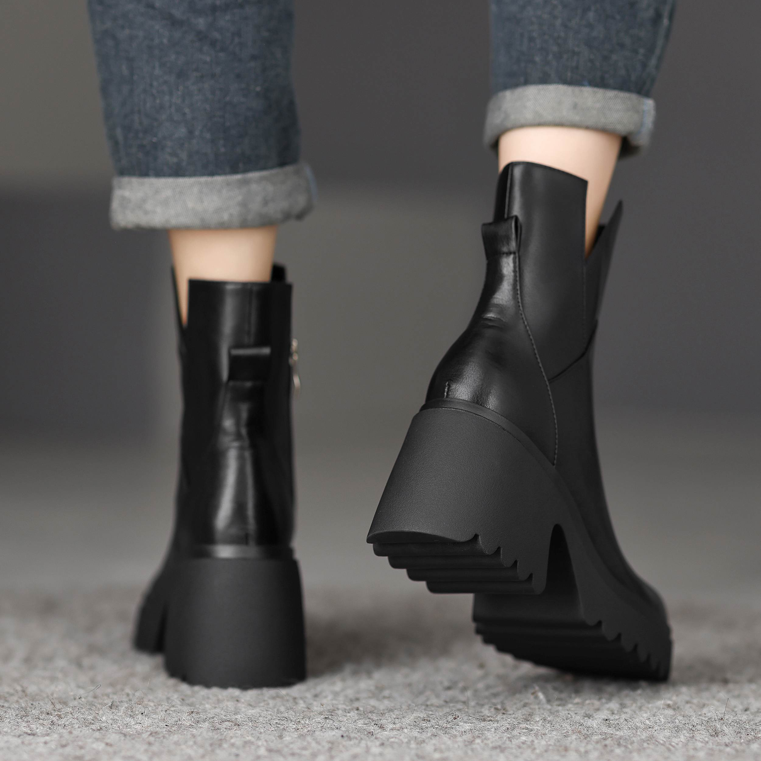 Camacho Women's Platform Office Ankle Boots