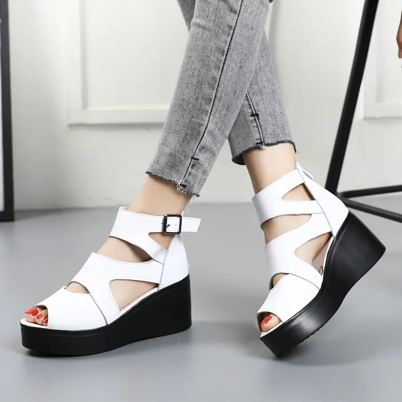 Norys Women's Platform Open Toe Sandals