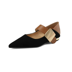 Naybi Women's Pointed Toe Dress Flats